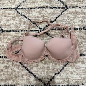 Simone Perele Convertible Lace Trim Bra in Soft Pink